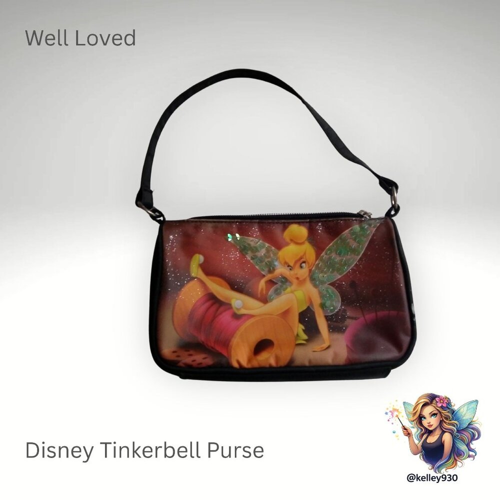 ✨ Disney Tinkerbell Shoulder Bag Purse – Y2K Fairycore – Well Loved